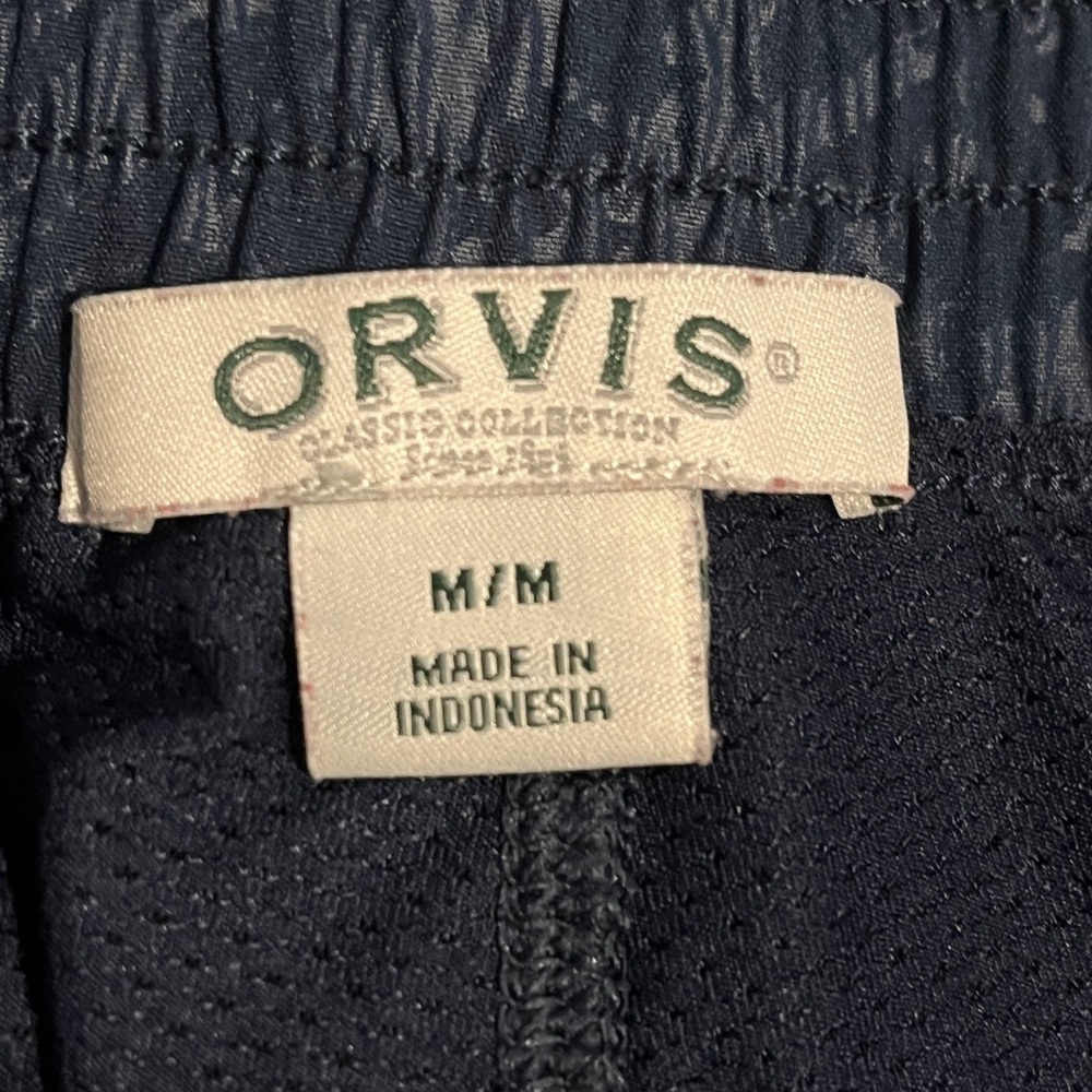 Orvis Navy Blue Patterned Skort Medium - image 5